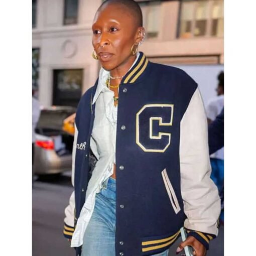 Cynthia Erivo NYC 2025 Varsity Jacket - Image 3