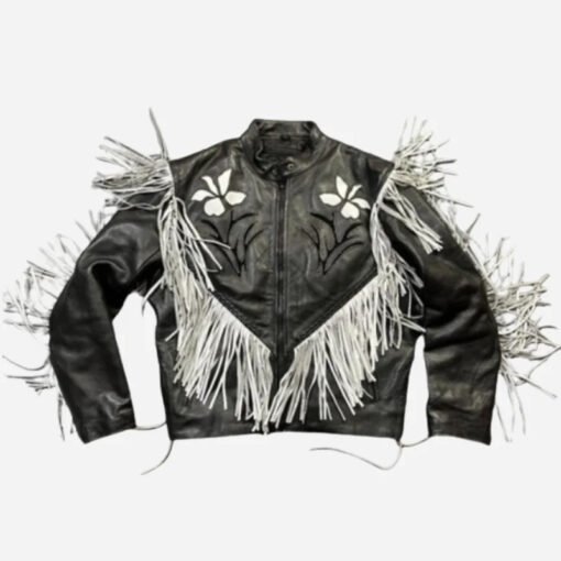 Danny Joseph Fringed Black Jacket - Image 2