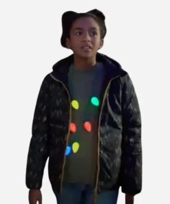 Delia Lisette Chambers Jingle Bell Love Puffer Jacket