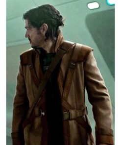 Diego Luna Brown Coat