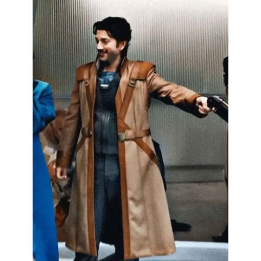 Diego Luna Brown Coat - Image 2