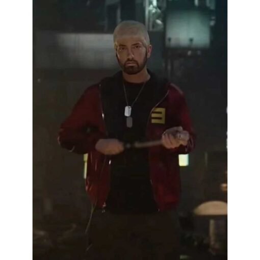 Eminem Houdini Red Hooded Jacket