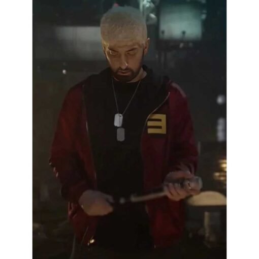 Eminem Houdini Red Hooded Jacket - Image 2
