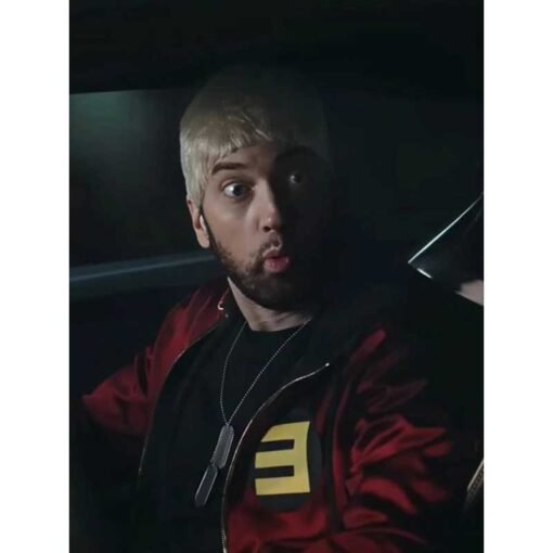 Eminem Houdini Red Hooded Jacket - Image 4