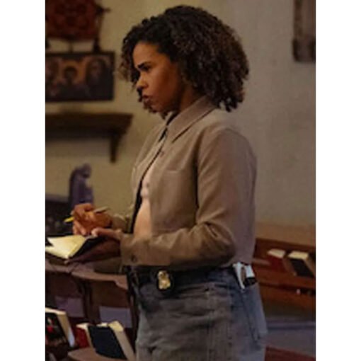 FBI Most Wanted Sheryll Barnes Grey Jacket - Image 2