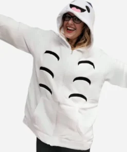 Flappy Boi White Pullover Hoodie