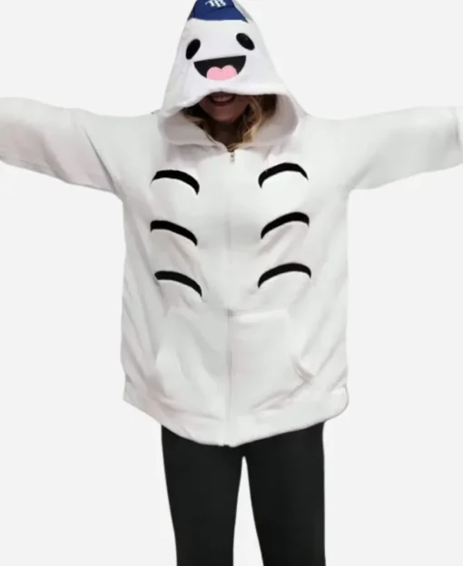 Flappy Boi White Pullover Hoodie - Image 3