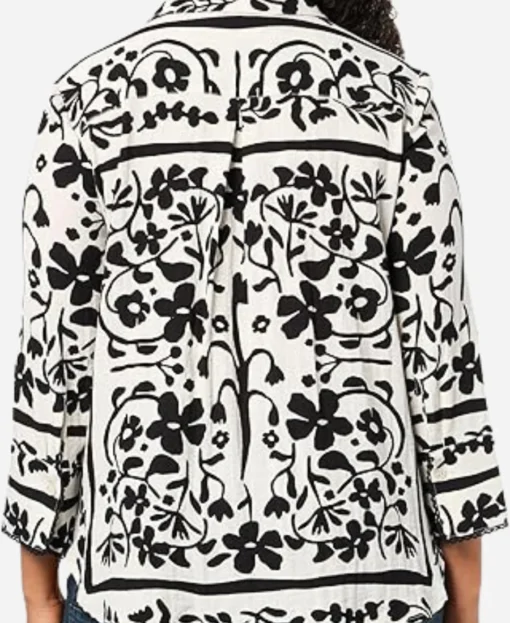 Love Hotel S01 Gizelle Bryant Floral Print Shirt - Image 3