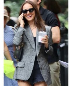 Good Sex 2025 Natalie Portman Grey Blazer
