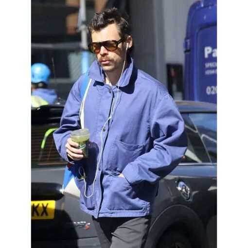 Harry Styles London 2025 Blue Jacket - Image 4