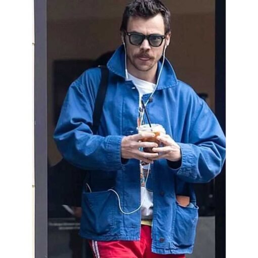 Harry Styles London 2025 Blue Jacket - Image 3