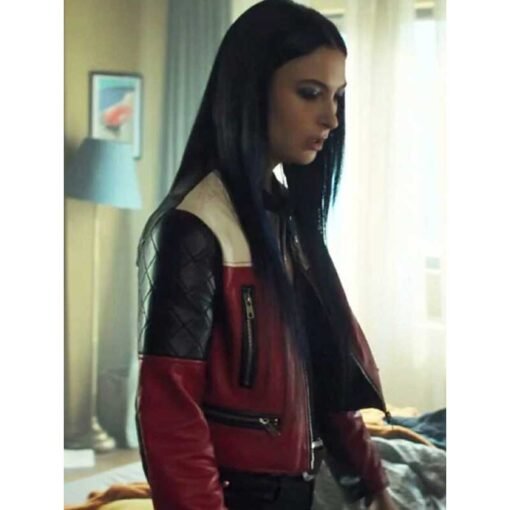 Irina Artenii Colorblock Leather Jacket - Image 3