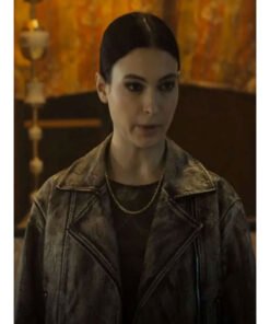 Irina Artenii Biker Leather Jacket