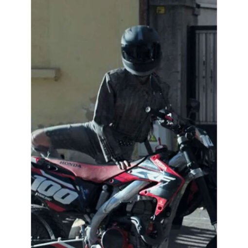 Irina Artenii Biker Leather Jacket - Image 2