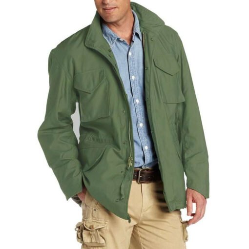 Jason Statham Green Cotton Jacket - Image 3