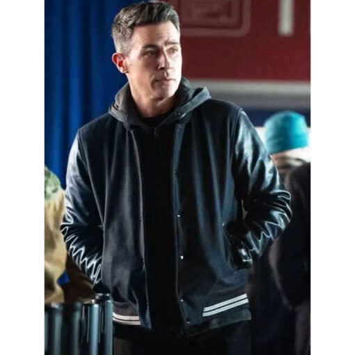 John Boyd FBI Black Varsity Jacket - Image 2