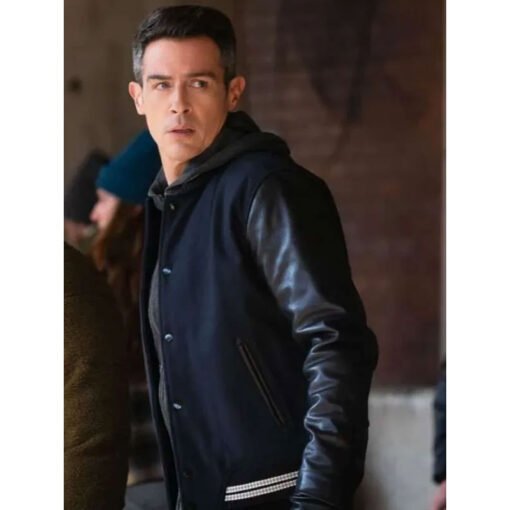 John Boyd FBI Black Varsity Jacket - Image 3