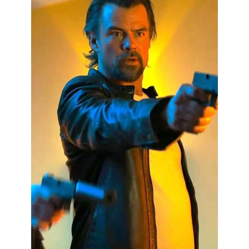 Josh Duhamel London Calling Black Leather Jacket - Image 2