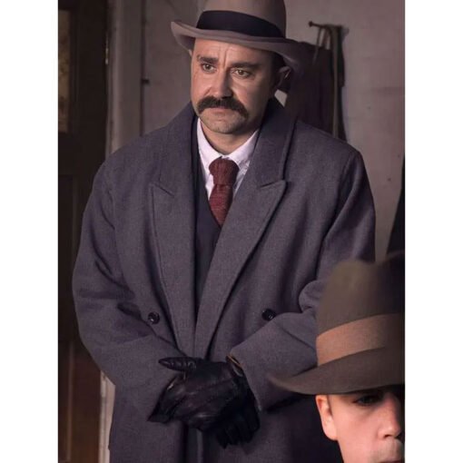 Josh McConville Fear Below Wool Coat
