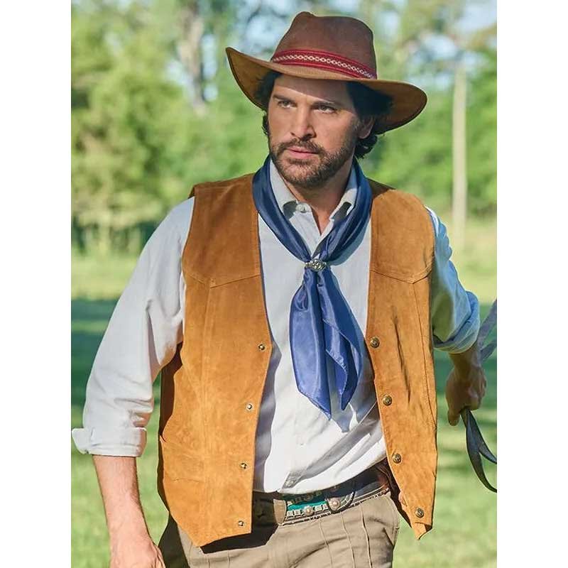 Juan Pablo Di Pace Brown Vest - Image 2