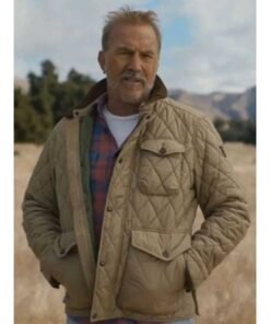 Kevin Costner Quilted Jacket