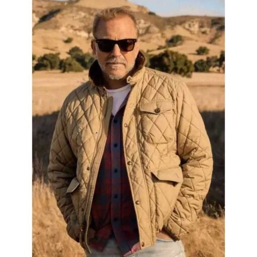 Kevin Costner Quilted Jacket - Image 2