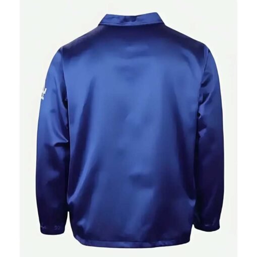 LA Dodgers 1962 Blue Satin Windbreaker Jacket - Image 2