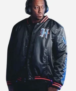 Lecrae Houston Texans Black Jacket