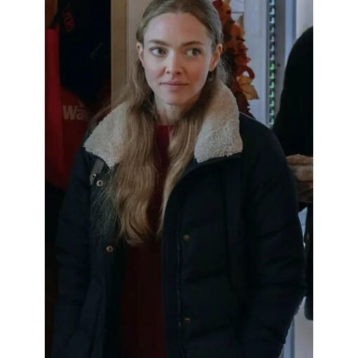 Long Bright River 2025 Amanda Seyfried Puffer Coat - Image 2