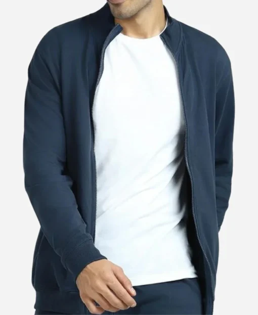 Men’s Beringen Fleece Blue Hoodie