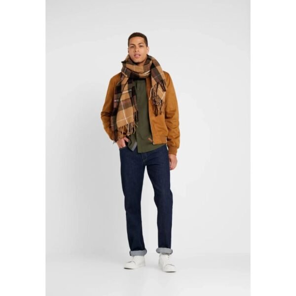 Alternative view of Men's Bomber Light Brown Suede Jacket