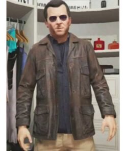 Michael De Santa Grand Theft Auto V Leather Jacket