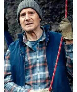 Liam Neeson Blue Vest
