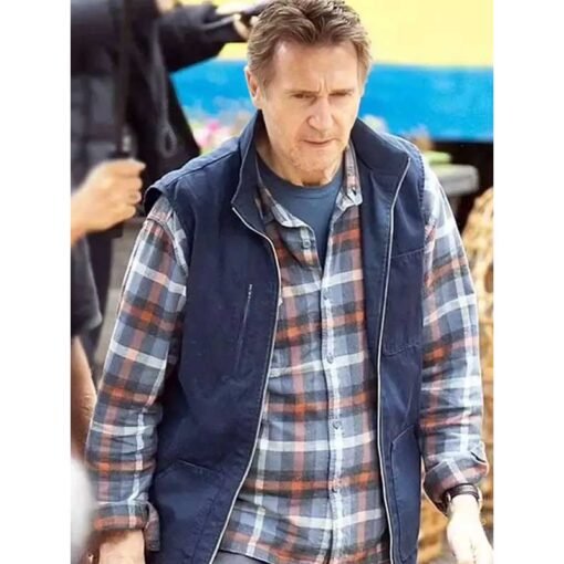 Liam Neeson Blue Vest - Image 2