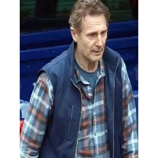 Liam Neeson Blue Vest - Image 4
