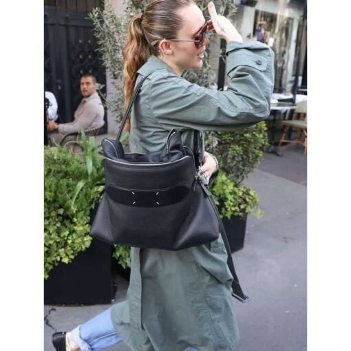 Miley Cyrus 2025 Green Trench Coat - Image 5