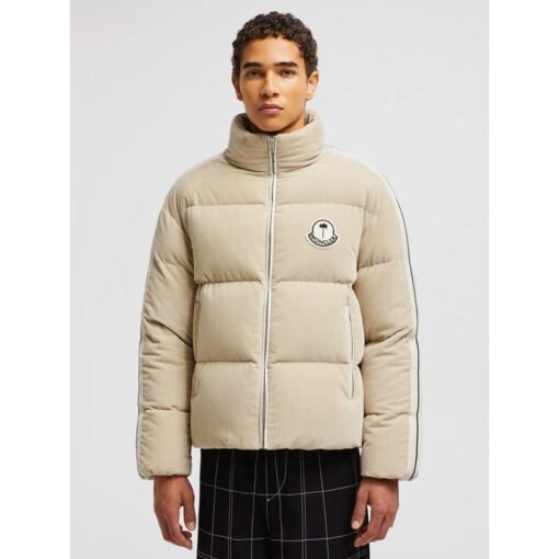 Moncler x Palm Angels Abrolhos Corduroy Short Down Jacket - Image 8