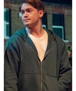 Heartstopper Kit Connor Zip Gray Hoodie
