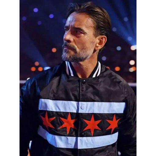Night of Champions CM Punk Varsity Jacket - Image 3