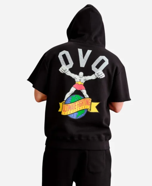 OVO UFC Full Zip Short Sleeve Hoodie - Image 2