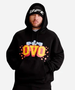 OVO UFC Flame Logo Hoodie