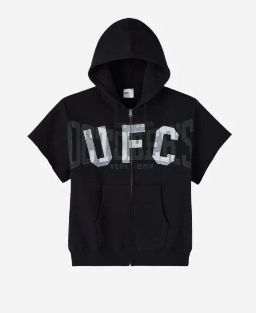 OVO UFC Full Zip Short Sleeve Hoodie - Image 3