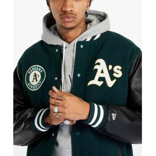 Oakland MLB Athletics Jacket - Image 3
