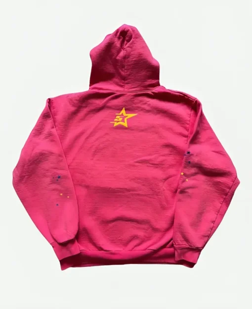 Pink Sp5der Hoodie - Image 4
