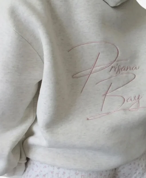 PrisanaBay Grey Bow Hoodie - Image 2