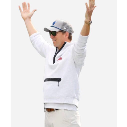 Pro Bowl Games Eli Manning White Jacket - Image 3