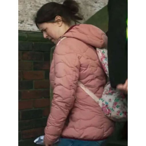 Pushers 2025 Rosie Jones Pink Hooded Jacket - Image 3