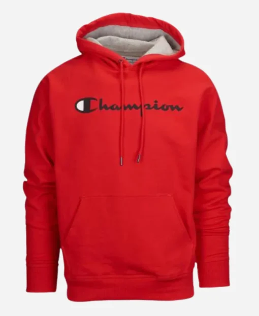 Red Champion Hoodie
