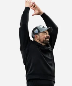 Ryan Day Penn State Quarter-Zip Black Hoodie