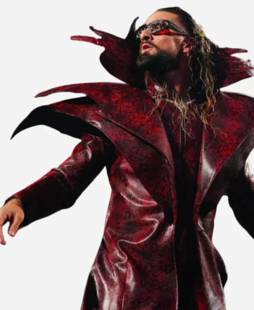 Seth Rollins Monday Night RAW Red Coat - Image 2
